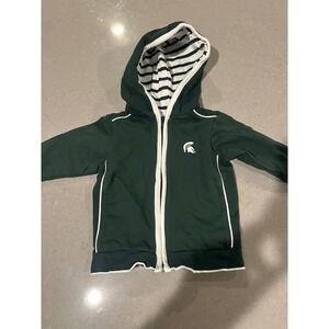 Kids Michigan State Spartans Green Hoodie Jacket 18 Months Two Feet Ahead